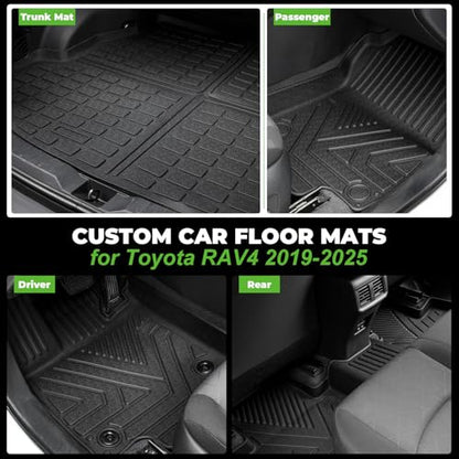 Floor Mats & Cargo Liner Set Fit for Toyota RAV4 2019