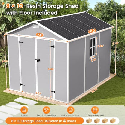 Storage Shed 8 x 10 FT