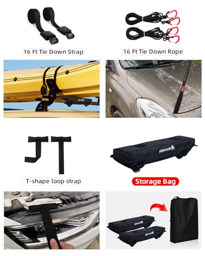 Soft Roof Rack Pads System for Surfboard