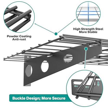 Wall Mounted Garage Wall Shelves (4 Count)