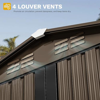 6x4ft Storage Shed for Outdoors