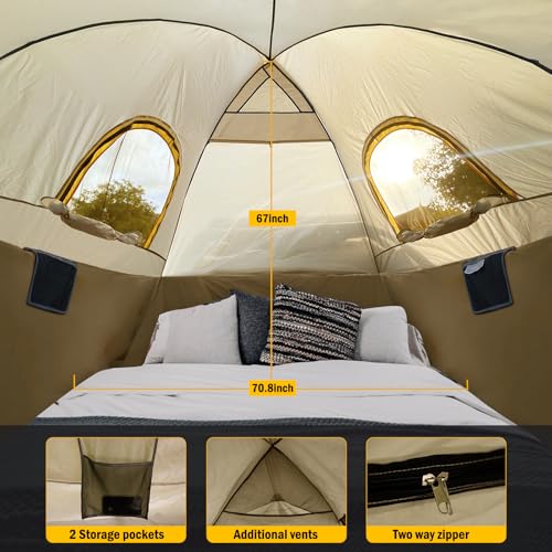 Pickup Truck Tent with Awning Shade
