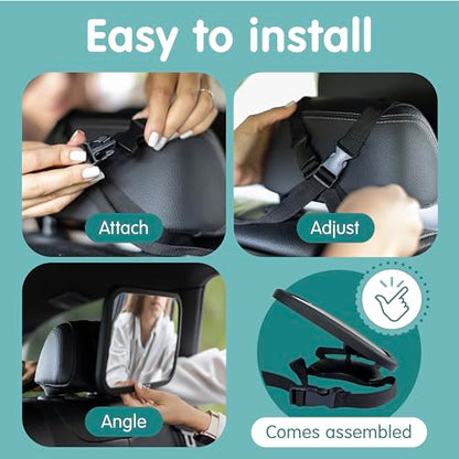 Baby Car Mirror for Rear Facing Seats (2 Count)