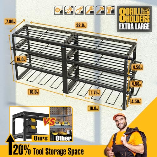 Power Tool Organizer Wall Mount