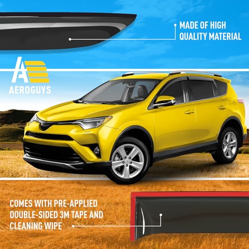 Extra Durable Window Deflectors Tape (4 Count)