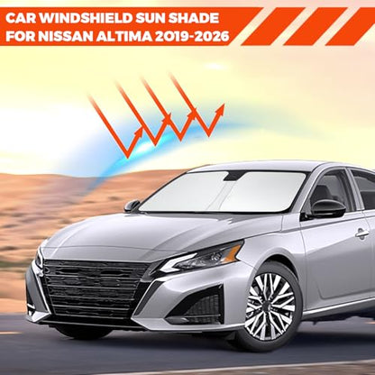 Foldable Front Windshield Sunshade fit for Nissan Altima 2019