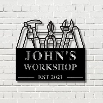 Personalized Name Workshop Metal sign