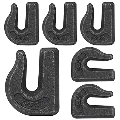 3 8 inch Weld On Grab Hooks (6 Count)