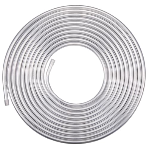 1 4" OD Aluminum Hard Fuel Line Hardline Tube Tubing Coil 10 Feet Roll