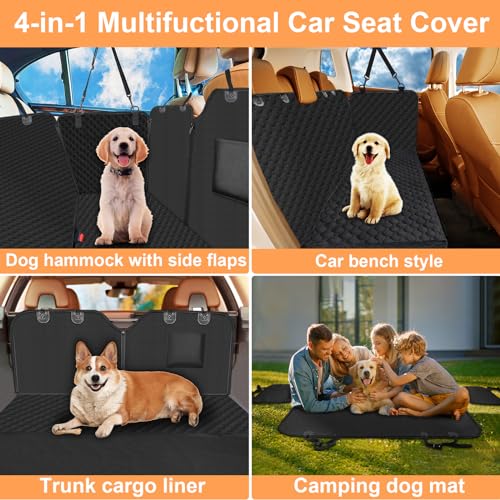 Dog Car Seat Cover for Back Seat