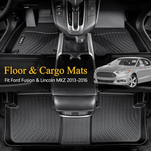 Floor Mats & Cargo Liner Fit for Ford Fusion 2013
