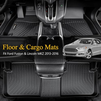 Floor Mats & Cargo Liner Fit for Ford Fusion 2013