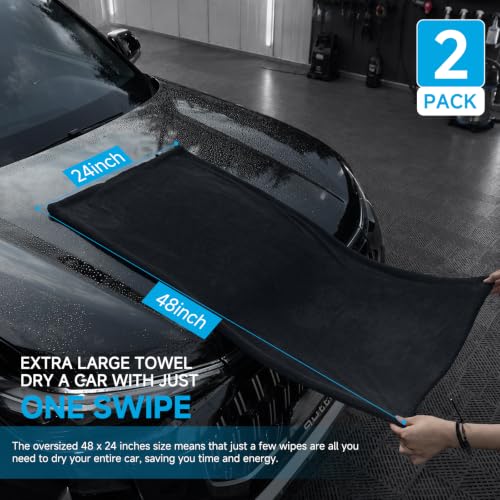 2 Pack Car Drying Towels (2 Count)