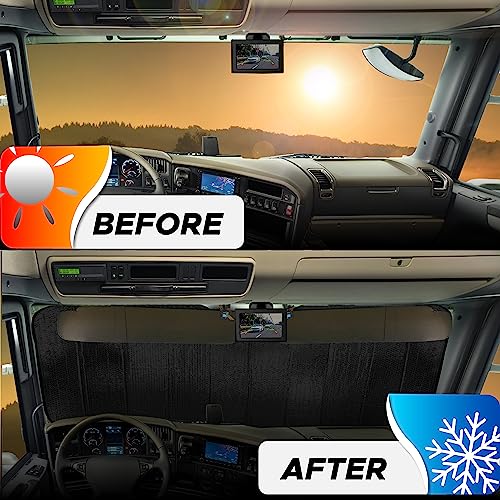 Accordion Sun Shade Windshield for Trucks