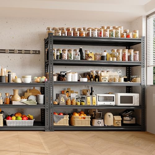 Heavy Duty Garage Shelving 3000lbs Capacity (5 Count)