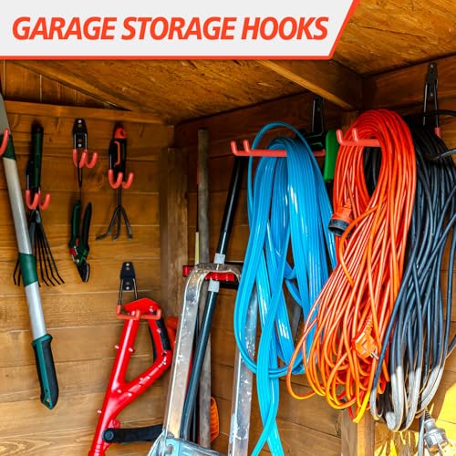 MKRUI 20 Pack Garage Hooks for Storage & Hanging Items