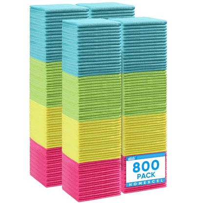 Microfiber Cleaning Cloth 800 Pack (800 Count)