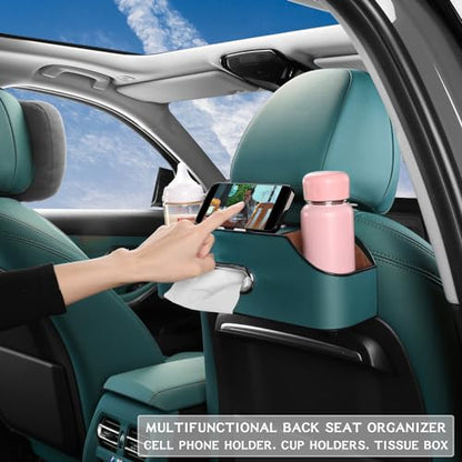 Car Seat Back Organizer with Cup Holders (22.9281 Ounce)