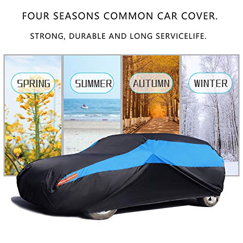 Waterproof Car Cover All Weather Snowproof UV Protection Windproof Outdoor Full car Cover
