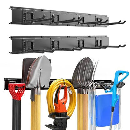Garage Garden Tool Organizer Wall Mount