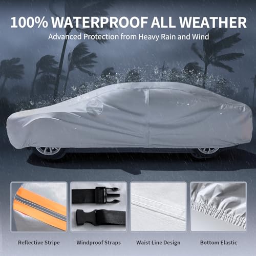 Multi Layer Car Cover Custom Fit for Mercedes Benz C