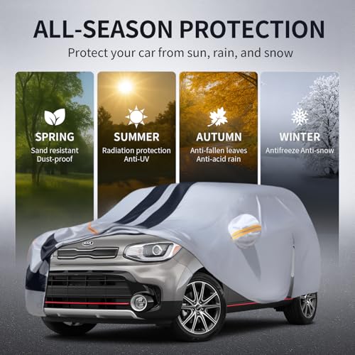 Multi Layer Car Cover Custom Fit for Kia Soul