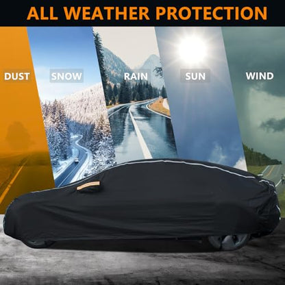 Car Cover Waterproof All Weather for 196"