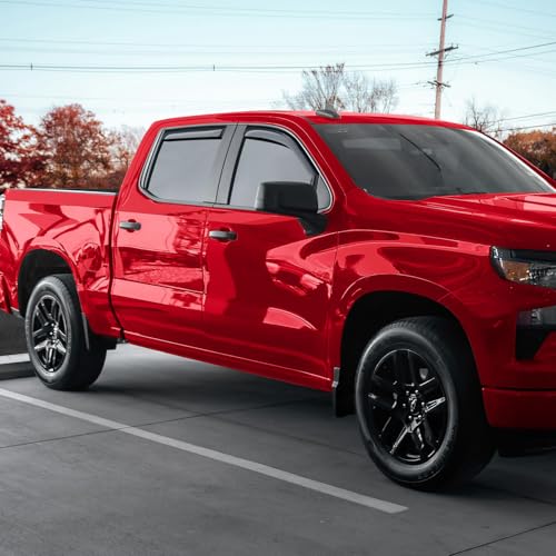 in Channel Extra Durable Rain Guards for Chevy Silverado