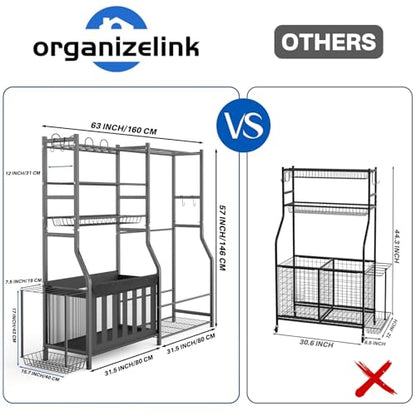 Heavy Duty Garage Sports Equipment Organizer