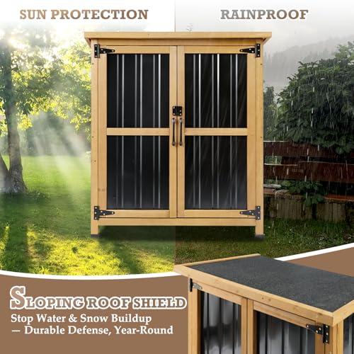 Small Outdoor Storage Cabinet for Patio