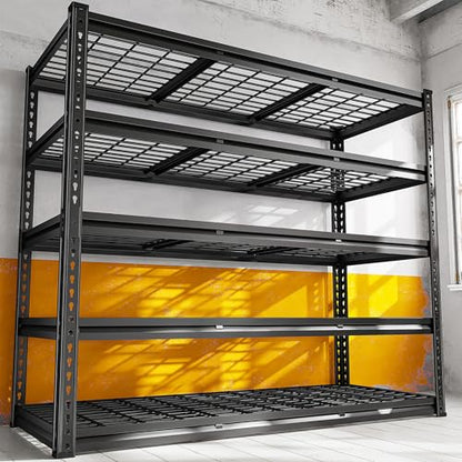5 Tier Heavy Duty Storage Shelves for Garage Basement Warehouse