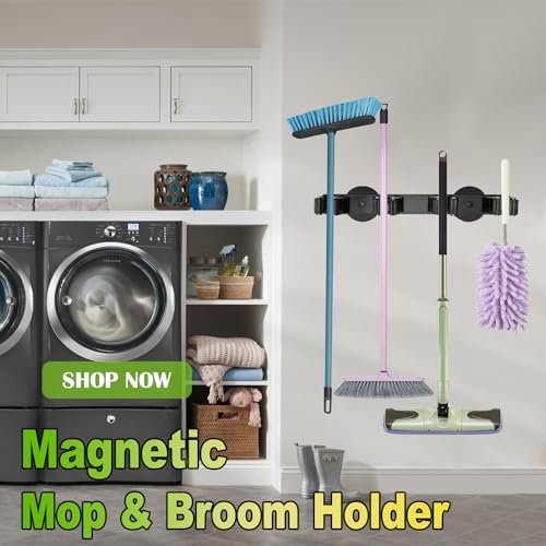 Strong Magnetic Mop Broom Holder