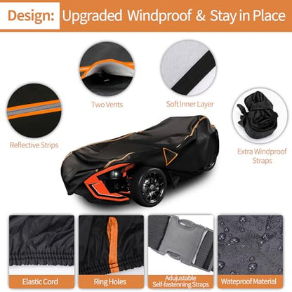 Full Cover for Polaris Slingshot Heavy Duty Premium Windshield Cover