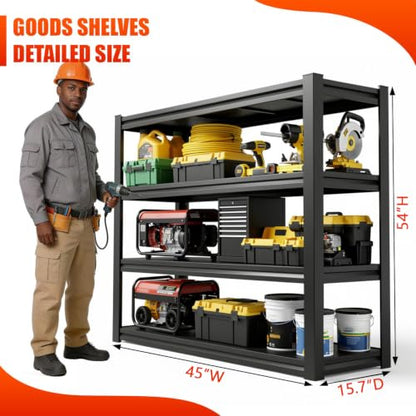 45" W Garage Shelving Heavy Duty