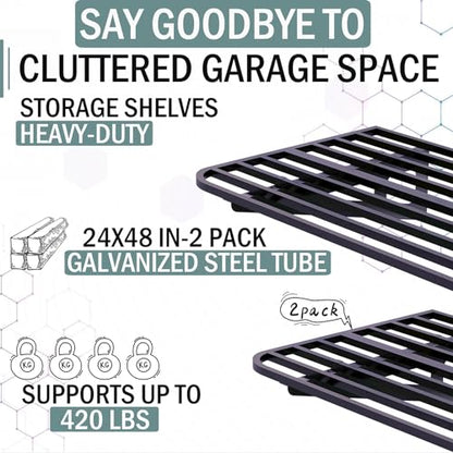 Garage Wall Shelving 2 (4 Count)