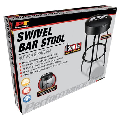 W85010 Swivel Seat Bar Stool for Mechanic Garages and Workshops