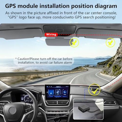 Front 4K & Rear 1080P Dash Cam for GMC Yukon