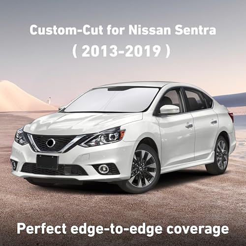 Windshield Sunshade Compatible for Nissan Sentra 2013