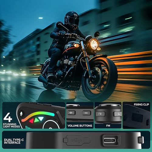 V8 Motorcycle Bluetooth Headset