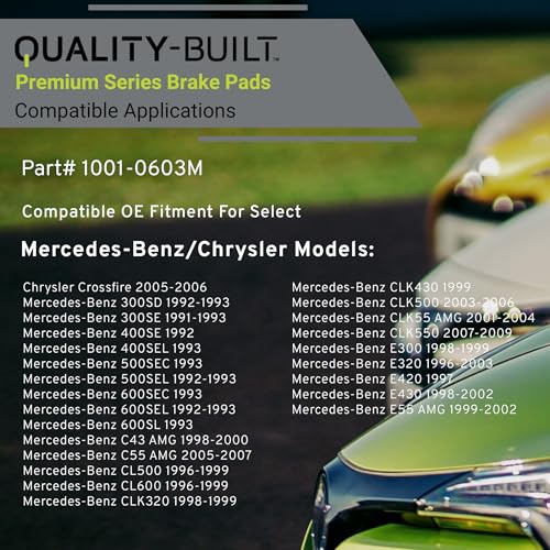 Rear Semi Metallic Brake Pads
