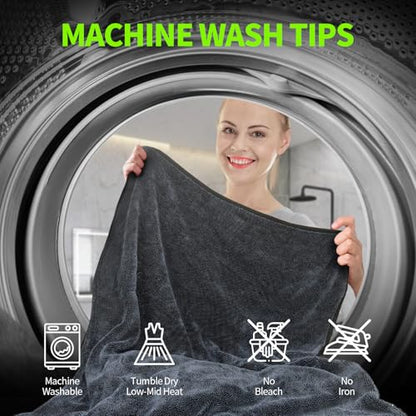 Ultra Absorbent Car Drying Towels with Storage Bag (3 Count)