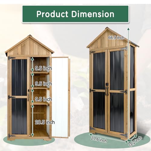 Outdoor Storage Cabinet with Shelf