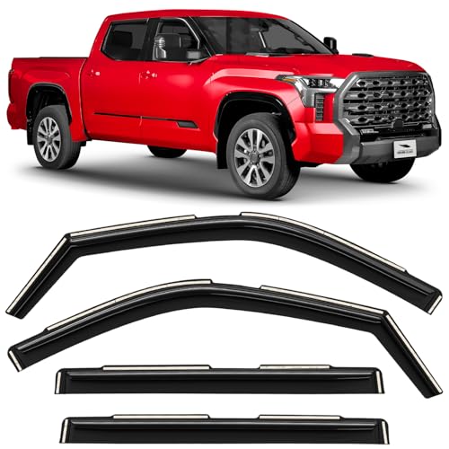 in Channel Extra Durable Rain Guards for Toyota Tundra 2022 (4 Count)