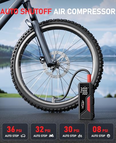 Dual Power Tire Inflator Portable Air Compressor (20 Count)