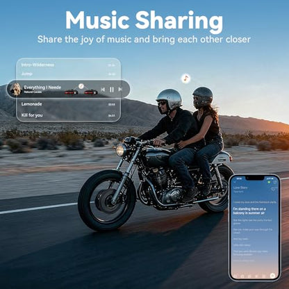Motorcycle Helmet Bluetooth Headset Intercom Communication Systems