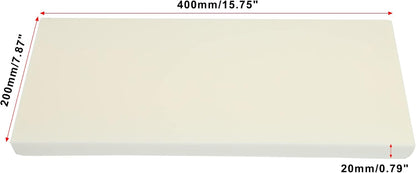 X AUTOHAUX 400x200x20mm 4pcs Car Garage Wall Guard Door Bumper Protector Anti Collision Waterproof White
