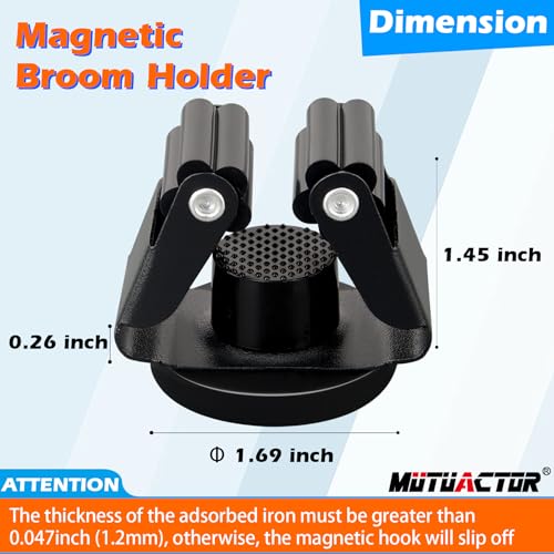 Magnetic Broom Holders (8 Count)