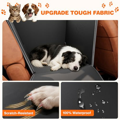 Half Dog Car Seat Cover for Back Seat