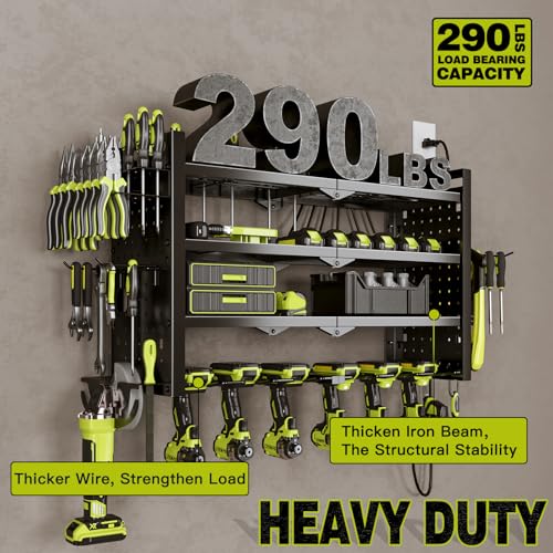 Cordless Power Tool Organizer Wall Mount
