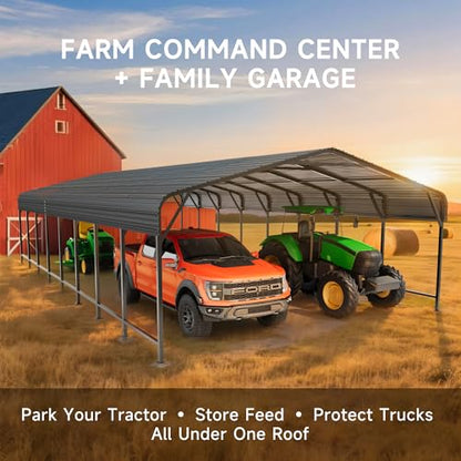 20x40 FT Metal Carport